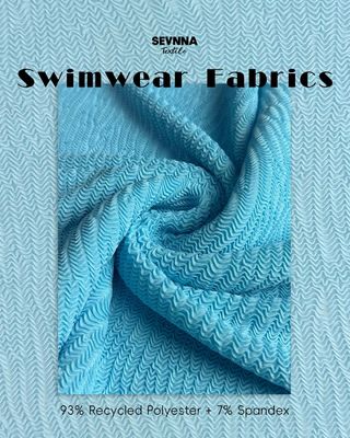 Tecido de tricô duplo de poliéster reciclado com spandex