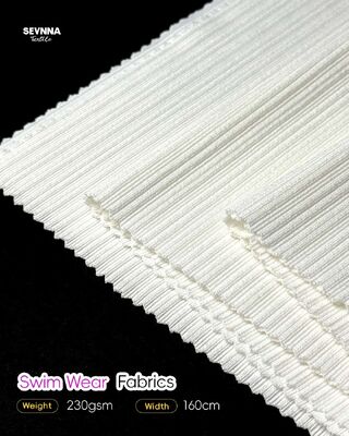 Tecido de malha dupla de poliéster reciclado com estilo jacquard e 160cm de largura para vestuário ecologicamente correto