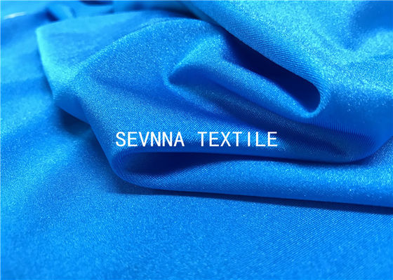 A secagem rápida azul reciclou o peso da largura 340GSM da tela 152CM do roupa de banho