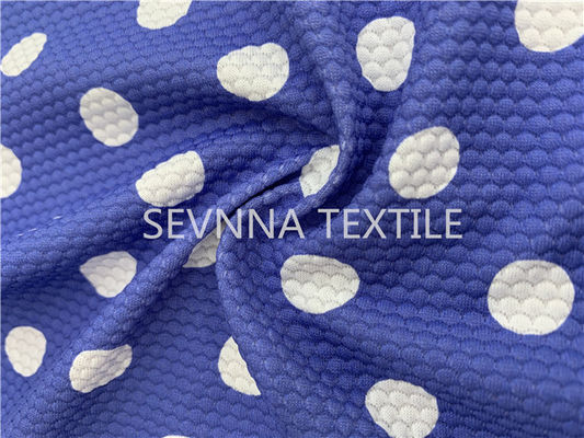 Secagem rápida da resistência de Dot Recycled Swimwear Fabric Chlorine da polca