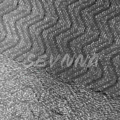 Tecido de malha de nylon reciclado para instruções de cuidados laváveis em máquina personalizadas