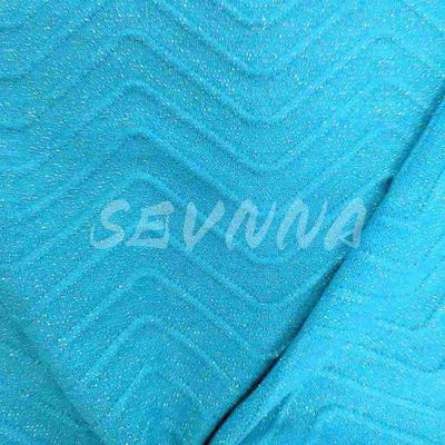 Alta transpirabilidade e 250gm Activewear Tecido de tricô com tecido de alongamento