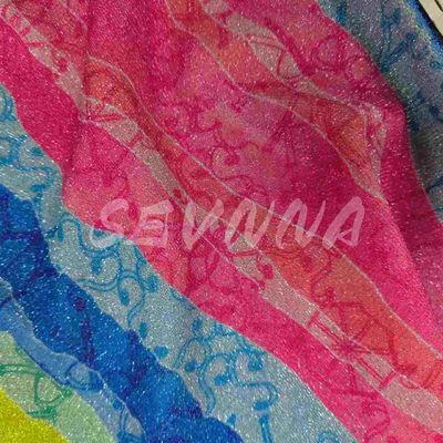 Tecido de tricô duplo de densidade macia em estilo Jacquard elegante com fibra reciclada