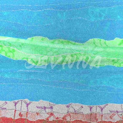 Tecido de tricô duplo de poliéster reciclado de Jacquard macio para uso confortável e elegante