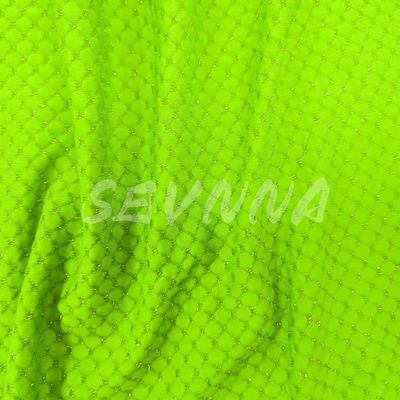 Tecido de spandex de nylon flexível e leve para vestuário desportivo