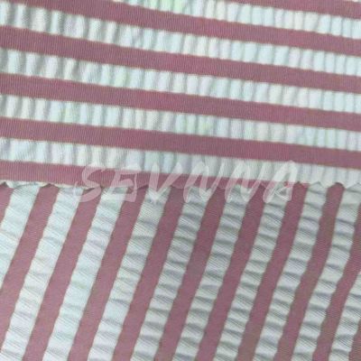 Tecido de poliéster espandêx de alta resistência para roupa de banho 55% Poliéster reciclado 40% Nylon 5% EL