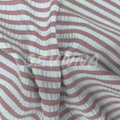 Tecido de poliéster espandêx de alta resistência para roupa de banho 55% Poliéster reciclado 40% Nylon 5% EL