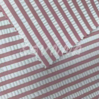 Tecido de poliéster espandêx de alta resistência para roupa de banho 55% Poliéster reciclado 40% Nylon 5% EL