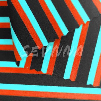 Resistente a odores 155cm Estirável Yoga Usar Tecido Personalizado Impresso com Estiramento 4-Way
