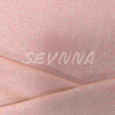 Tecido de spandex de nylon elástico de mistura metálica para roupas activas