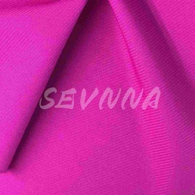 Vestido de Verão de 150 cm Jacquard Duplo Warp Tecido de tricô 88% Poliéster Spandex