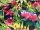 Tela floral do roupa de banho da impressão de Digitas do Inkjet com teste padrão personalizado