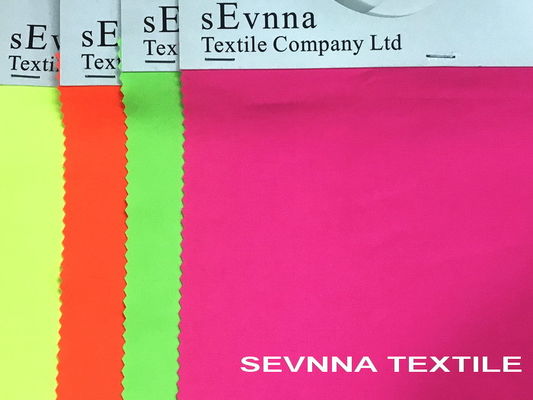 Eco feito malha - metade de nylon amigável da tela de Repreve - cores maçantes de Fluo