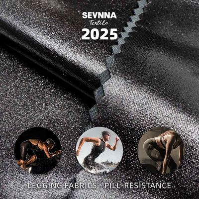 Leggings de peso médio de alongamento de tecido estilo casual Seleção de impressão sólida