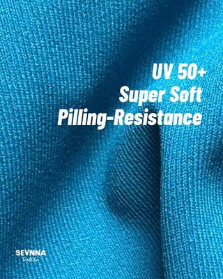 SPF50 Tecido Lycra reciclado 68%Nilit Softex Nylon FD 32%Tecido Lycra para vestuário de fitness ecológico