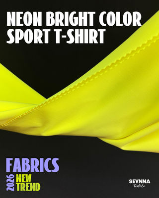 Tecido de poliéster espandêx amarelo de largura 152 cm com alta elasticidade