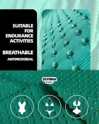 Teor de material de nylon reciclado ecológico 88% nylon reciclado 12% banda de construção de spandex para roupas activas sustentáveis