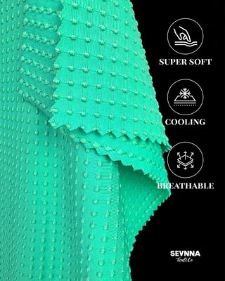 Teor de material de nylon reciclado ecológico 88% nylon reciclado 12% banda de construção de spandex para roupas activas sustentáveis