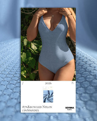 Material de nylon reciclado ecológico para produtos elásticos e personalizáveis