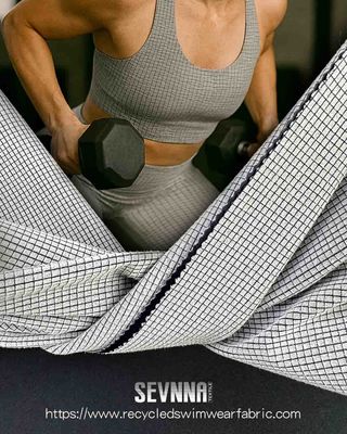 Yoga durável usar tecido alongamento Anti odor Warp tricô 4 Way Stretch