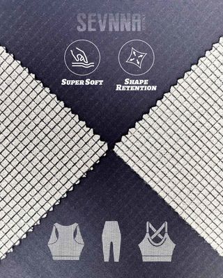 Yoga durável usar tecido alongamento Anti odor Warp tricô 4 Way Stretch