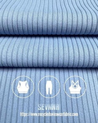 84% poliéster reciclado 16% conteúdo de spandex poliéster tecido spandex cor personalizada para as suas necessidades