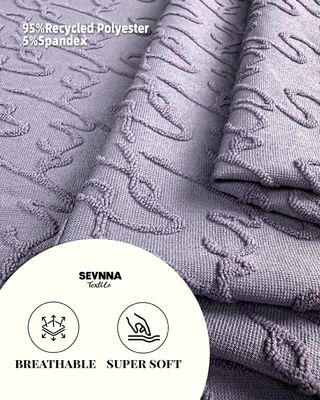 Tecido reciclado de roupa de banho para adultos Slim Fit Amigável ao ambiente