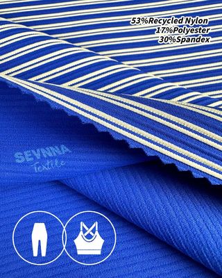 Tecido de tricô circular para crianças com material de nylon reciclado