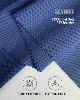 230 gm Tecido de poliéster espandêx Fusteza da cor 2-5 Grau para roupas de performance