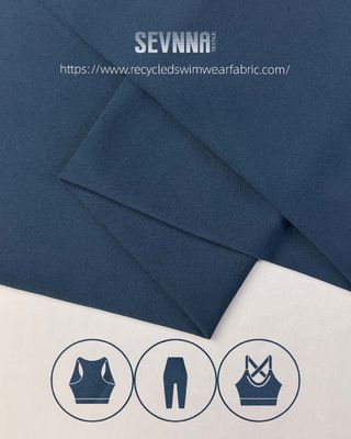 Proteção UV Tecido Lycra reciclado para roupas acessíveis e ecológicas
