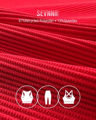 Vermelho 265-270gm Estilo Atlético Activwear Tecido de tricô para negócios de vestuário