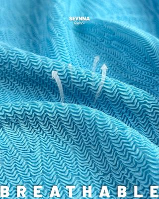 Tecido de tricô duplo de poliéster reciclado com spandex