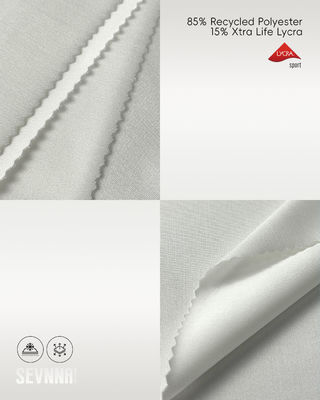 Tecido Lycra de alongamento leve 85% Poliéster reciclado