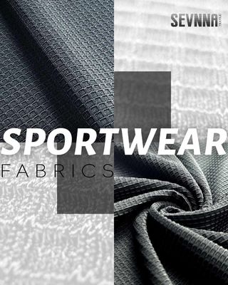 160cm Largura UV Proteger 50+ tecidos de corrida com poliéster reciclado para roupas ativas de alto desempenho