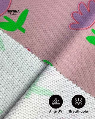 Tecido de malha dupla de 180gsm para uso no verão e outono com 87% de nylon reciclado ecológico