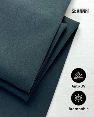 Tecidos de corrida de alto desempenho com proteção solar UPF 50+, elástica e tecnologia anti-odor para roupas ativas