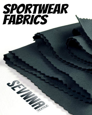 Tecidos de corrida de alto desempenho com proteção solar UPF 50+, elástica e tecnologia anti-odor para roupas ativas