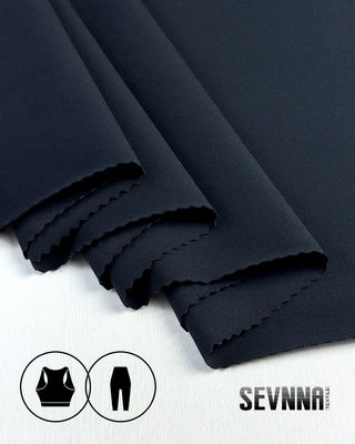 Tecido de sutiã esportivo personalizável com 150cm de largura e mistura de nylon reciclado e spandex para roupas esportivas