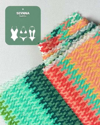 Durable Double Knit Fabric with 85% Recycled Nylon and 15% Spandex for Lightweight 135gsm Wear