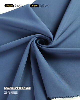 Tecido de sutiã esportivo durável com 150cm de largura e 240gm de peso para roupas ativas de alto desempenho