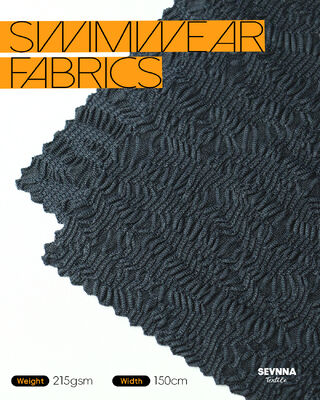 Tecido de swimwear reciclado e sustentável de 215gsm para swimwear durável