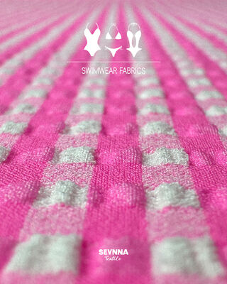 Recycled Swimwear Fabric with 48% Nylon 46% Polyester 6% Spandex 120-130cm Width and 170gsm Weight for Sustainable Swimwear