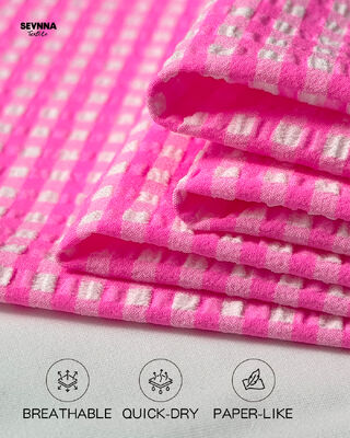 Tecido reciclado de roupa de banho com 48% de nylon 46% de poliéster 6% de spandex 120-130cm de largura e 170gm de peso para roupa de banho sustentável