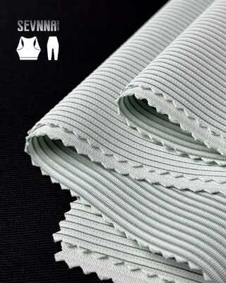 Tecido de Yoga Wicking de uso de umidade respirável com alongamento antiodor e tricô circular para roupas ativas