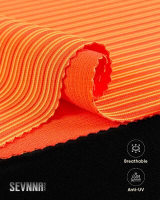 Alta transpirabilidade Vestuário ativo de secagem rápida Tecido de malha com fibra de nylon reciclada para uso esportivo