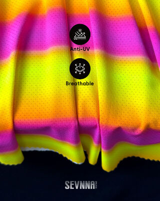 Tecidos de corrida 180Gsm com tecnologia anti-odor e malha respirável para roupas esportivas de alto desempenho