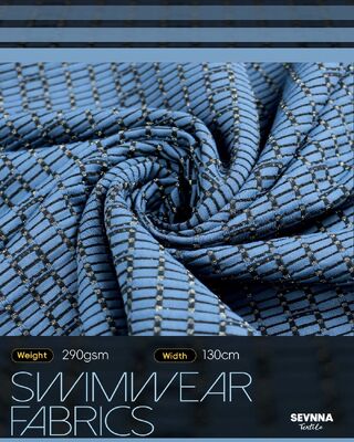 Tecido Reciclado para Moda Praia 290gsm Ecológico Durável para Moda Praia de Verão