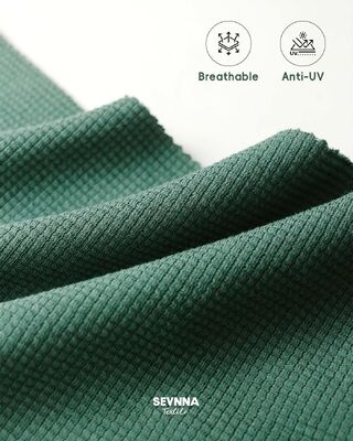 Tecido de Natação Texturizado de Alta Elasticidade com 95% Algodão Orgânico e 5% Elastano para Alta Resistência à Cor