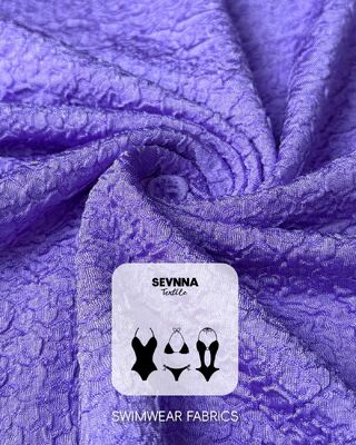 86% UPF de nylon reciclado 50+ 245gm Tecido de natação texturizado para roupas de banho e vestuário desportivo de alto desempenho