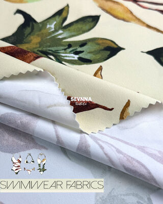 86% Nylon 14% Spandex Tecido reciclado de roupa de banho 205gsm Unisex Material de roupa de banho sustentável para coleções de roupa de banho ecológicas